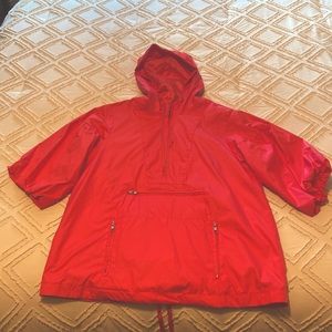 INC Salmon pull over windbreaker